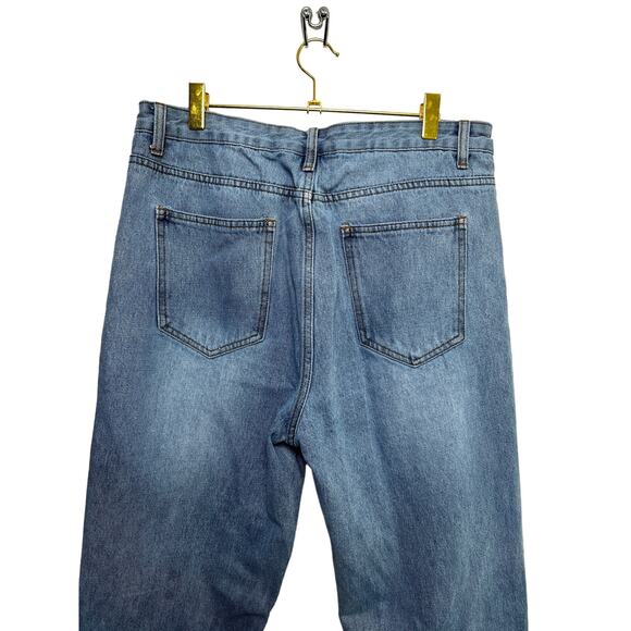 Lioness Side Slit Straight Leg Jeans/L - Picture 5 of 8